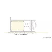 Coupe  avant modification 