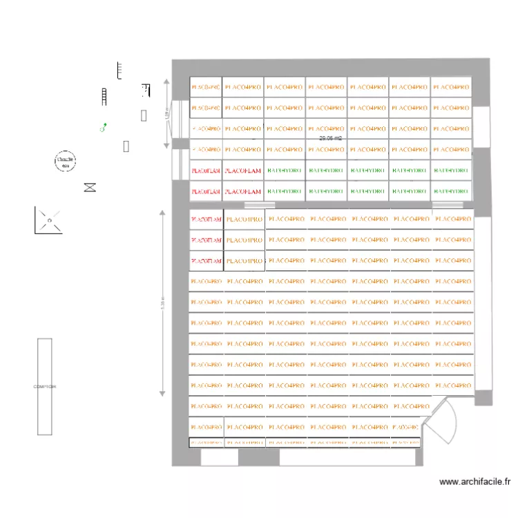 CALEPINAGE PIZZA 032016. Plan de 