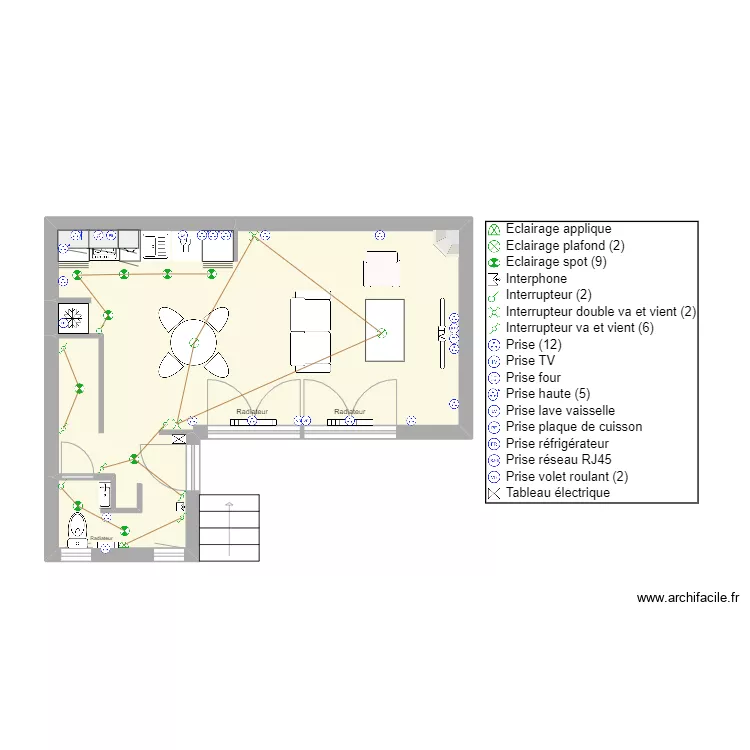 Jules Ferry - RDZ. Plan de 