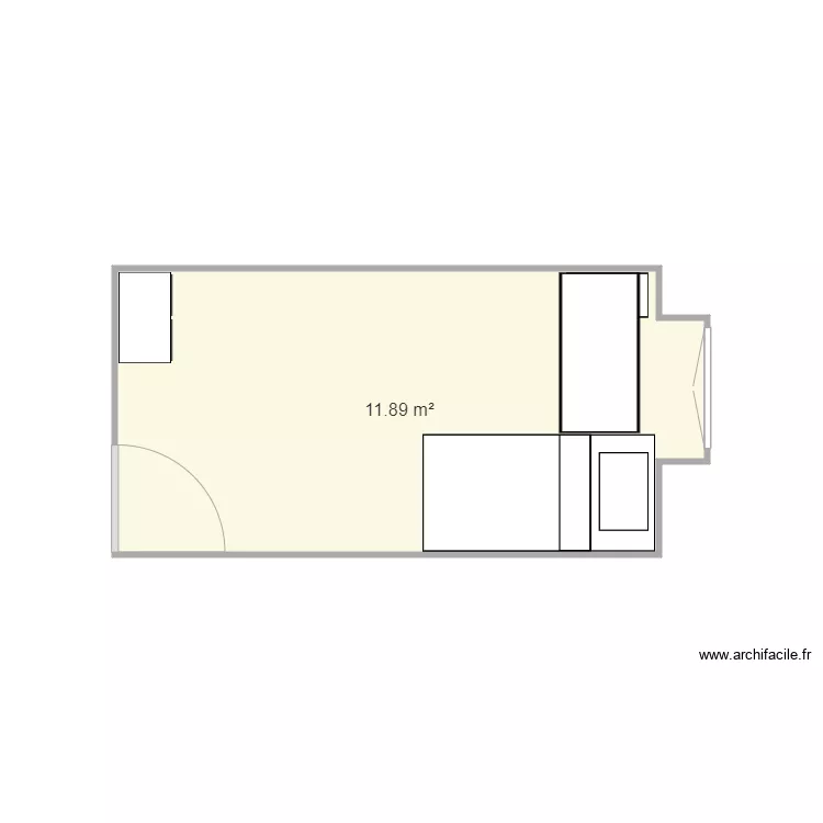 chambre pierre martin. Plan de 