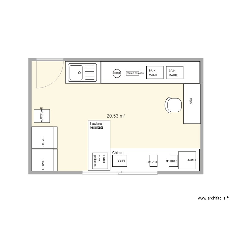 projet labo V3. Plan de 0 pièce et 0 m2