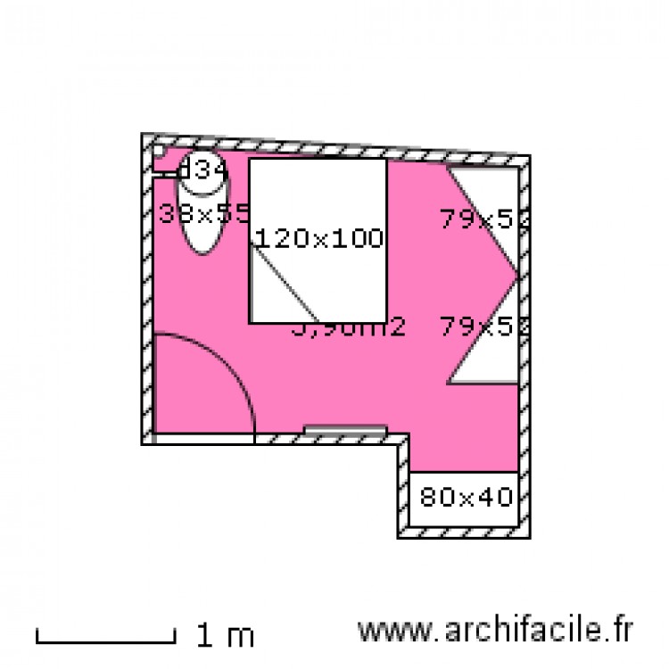SDB_H2o. Plan de 0 pièce et 0 m2