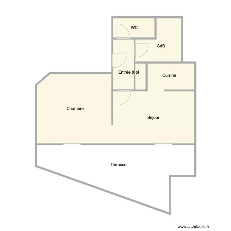 paul bert squares. Plan de 