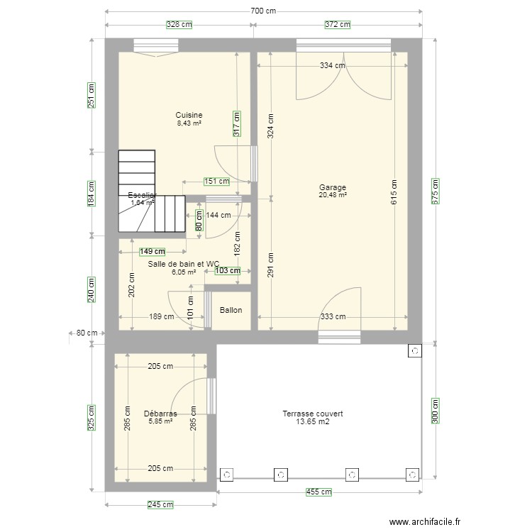 Sous Sol 2023. Plan de 0 pièce et 0 m2