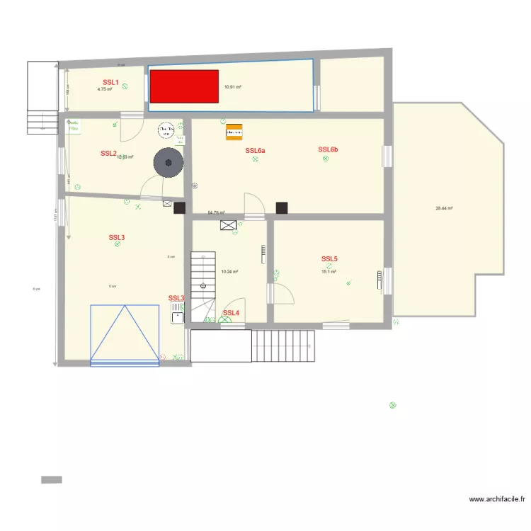 Plan cave implantation electrique. Plan de Plan cave implantation electrique. Plan de