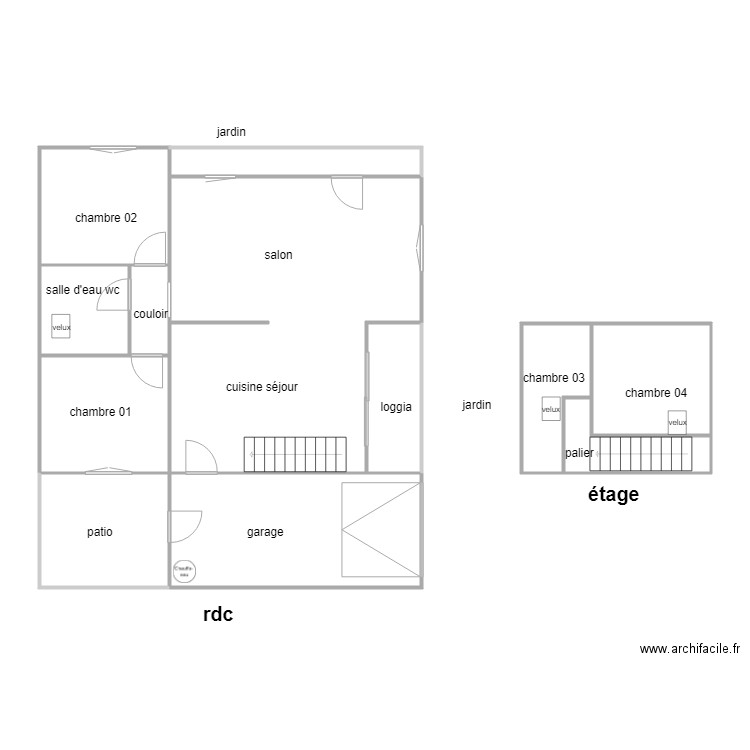 sci secemat. Plan de 0 pièce et 0 m2