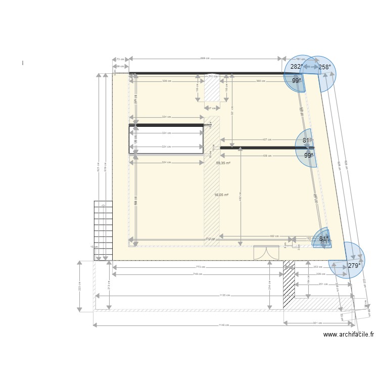 Ribes niveau 1. Plan de 0 pièce et 0 m2