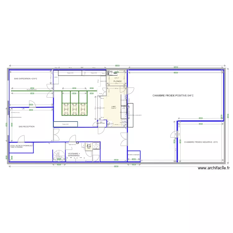 nouvelle implantation DER. Plan de 