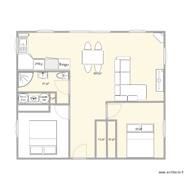 Milieu. Plan de 0 pièce et 0 m2