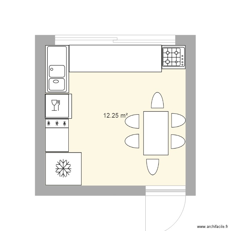 cuisine 16 m carre. Plan de 0 pièce et 0 m2