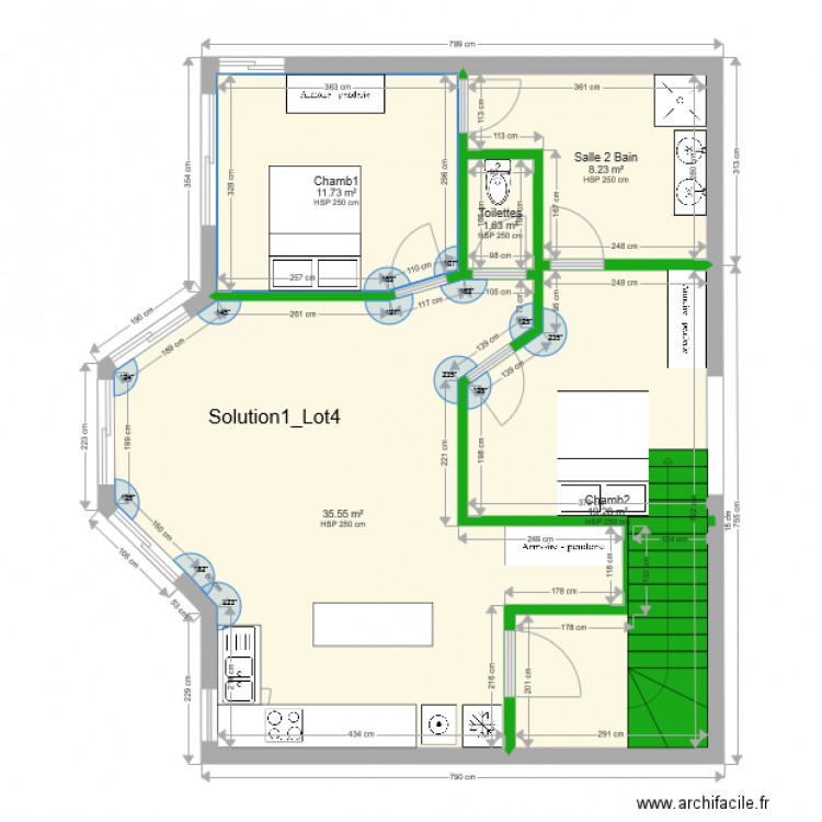 Solution1Lot4. Plan de 0 pièce et 0 m2