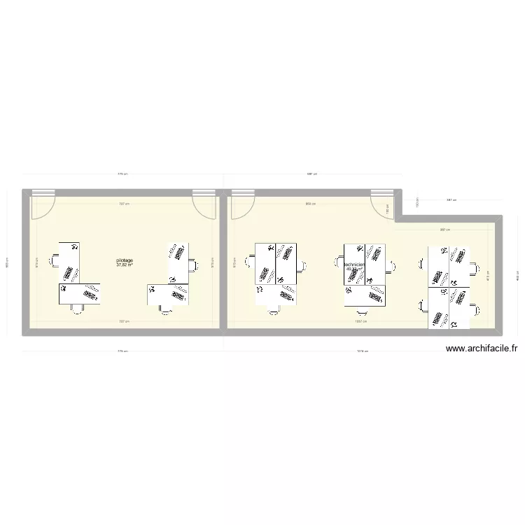 bureau final. Plan de 