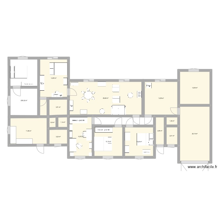 45 quirinal. Plan de 0 pièce et 0 m2
