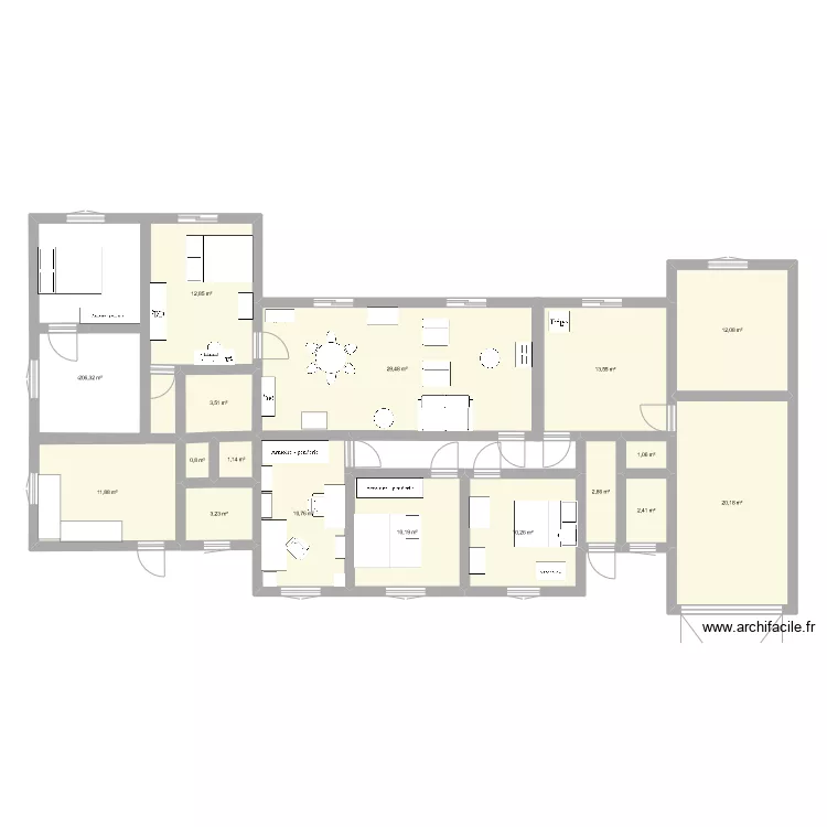 45 quirinal. Plan de 