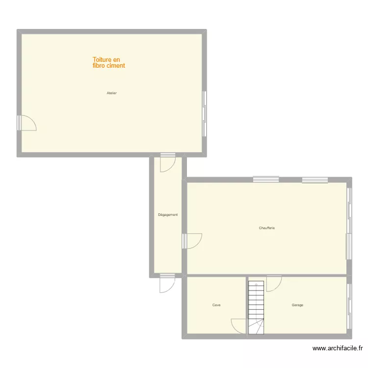 Croquis BLANCHETON Annexe. Plan de 
