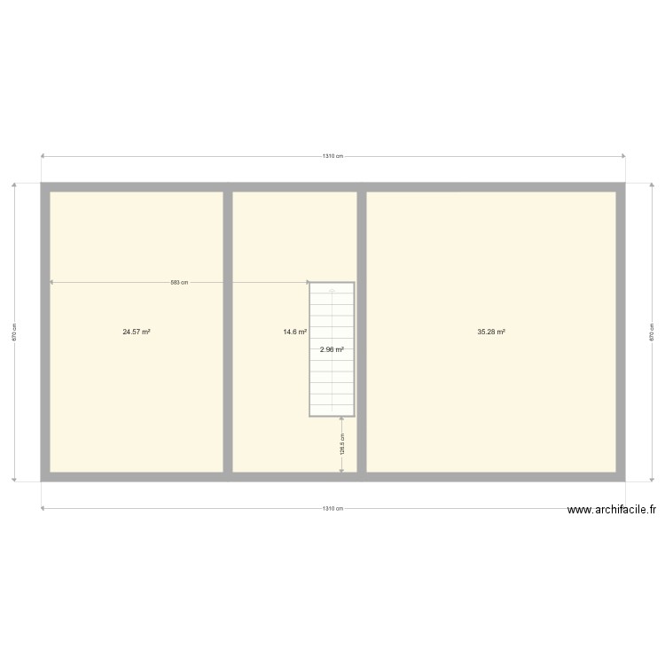 Plan Grange Appartement 2. Plan de 0 pièce et 0 m2