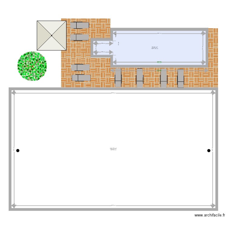 pouilles. Plan de 0 pièce et 0 m2