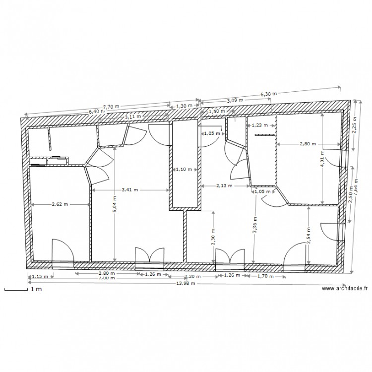 1 etage. Plan de 0 pièce et 0 m2