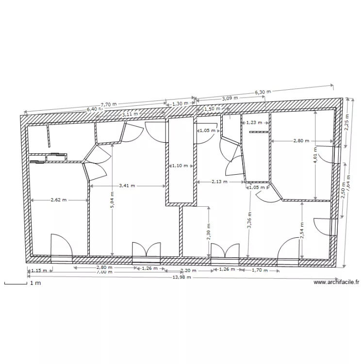 1 etage. Plan de 1 etage. Plan de