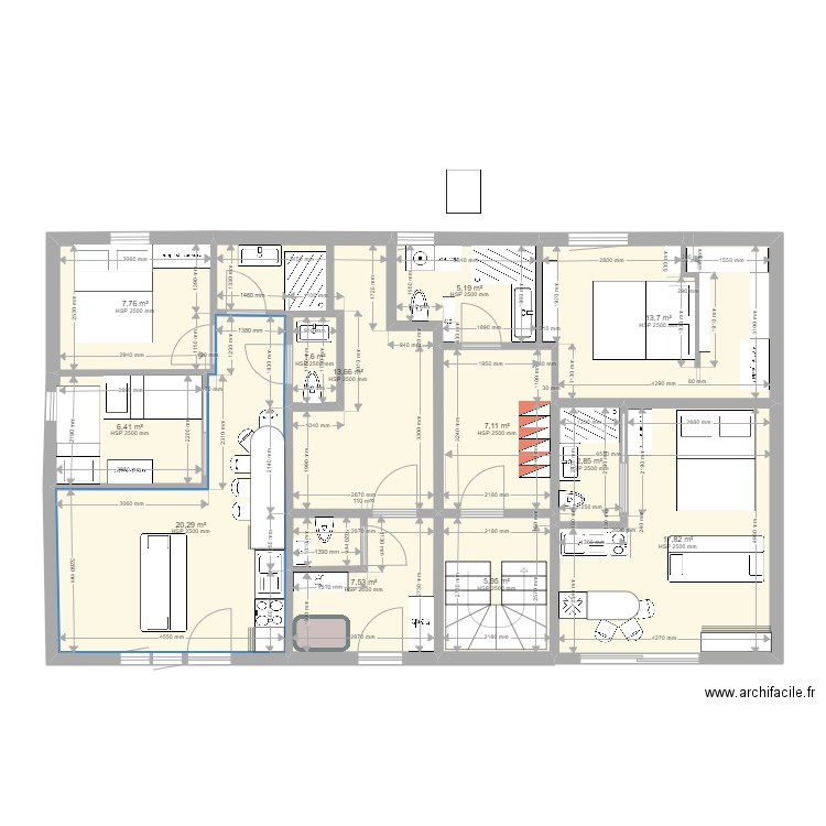 plan gite saskia 1 etage                   rch location. Plan de 12 pièces et 110 m2