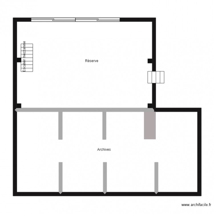 rez de chaussee. Plan de 0 pièce et 0 m2