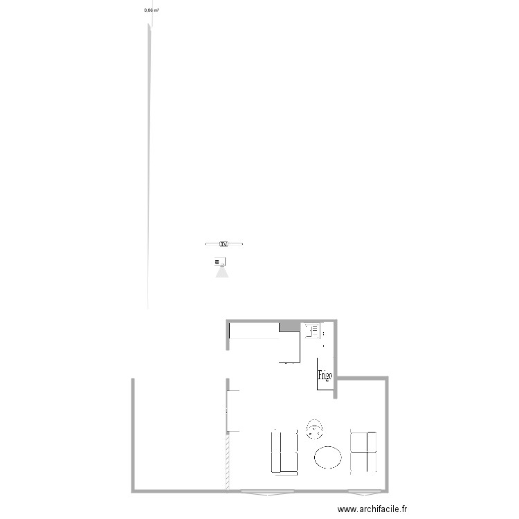 malakoff2. Plan de 1 pièce et 0 m2