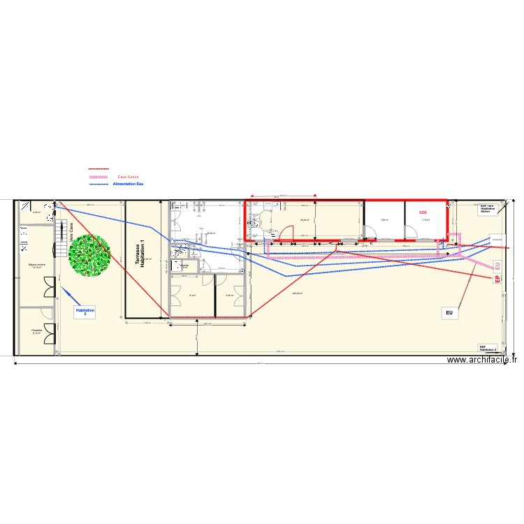 MASSE RACCORDEMENTS JULES FERRY 08 2021  3 logements. Plan de 0 pièce et 0 m2