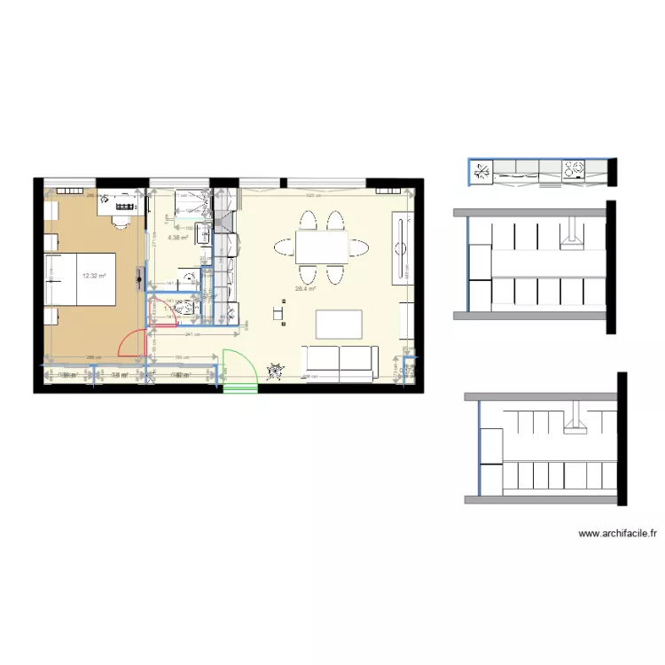 Bourie blanche Futur. Plan de Bourie blanche Futur. Plan de