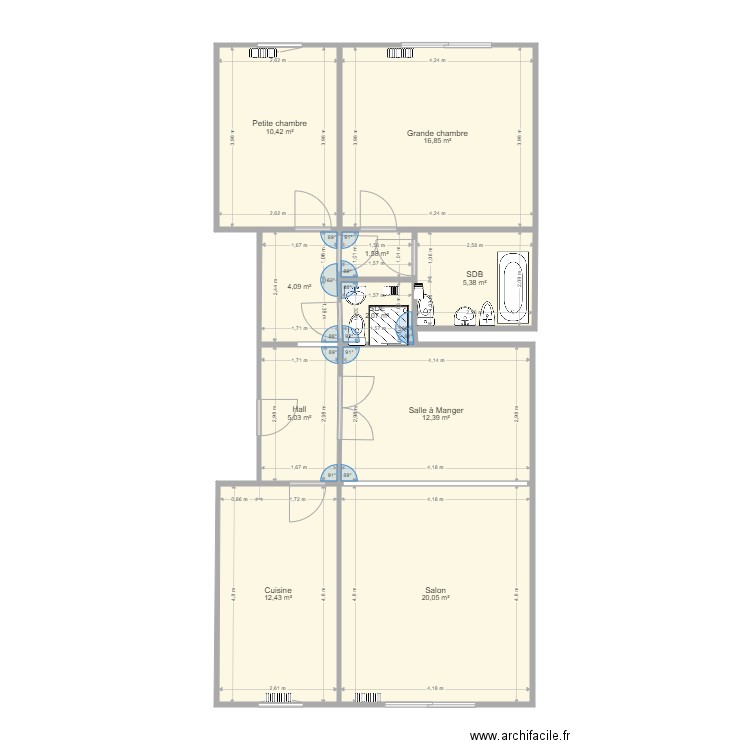 Saphir 1030 Avant. Plan de 0 pièce et 0 m2