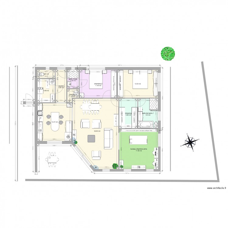 maison5. Plan de 0 pièce et 0 m2