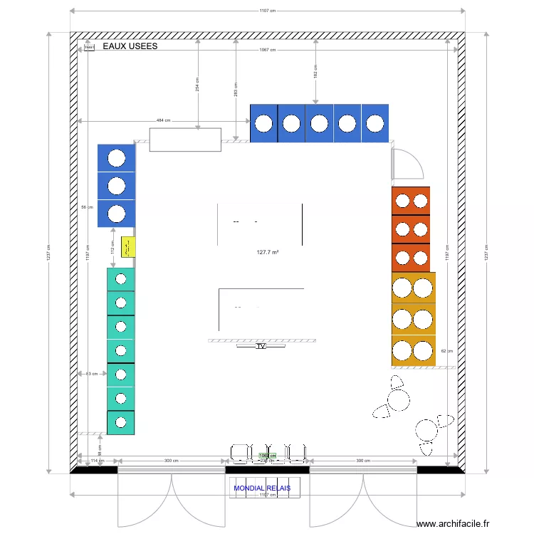 MAGASIN MERIGNAC. Plan de 0 pièce et 0 m2