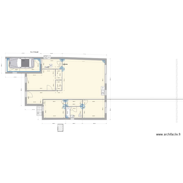 maison plan SOUHAITE 1. Plan de 0 pièce et 0 m2