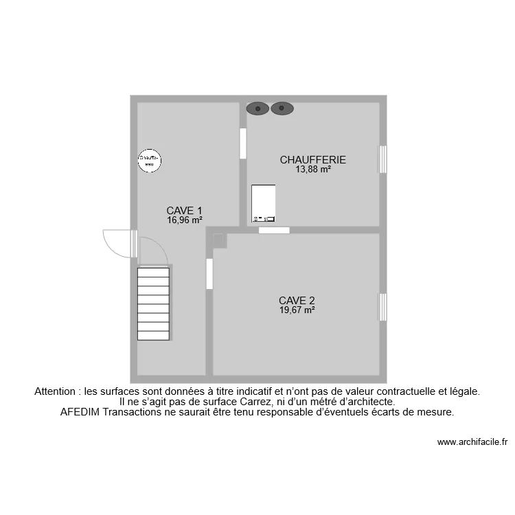 BI 6547 CAVE. Plan de 