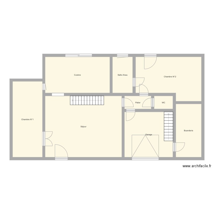 CROQUIS VESPER RDC. Plan de 0 pièce et 0 m2