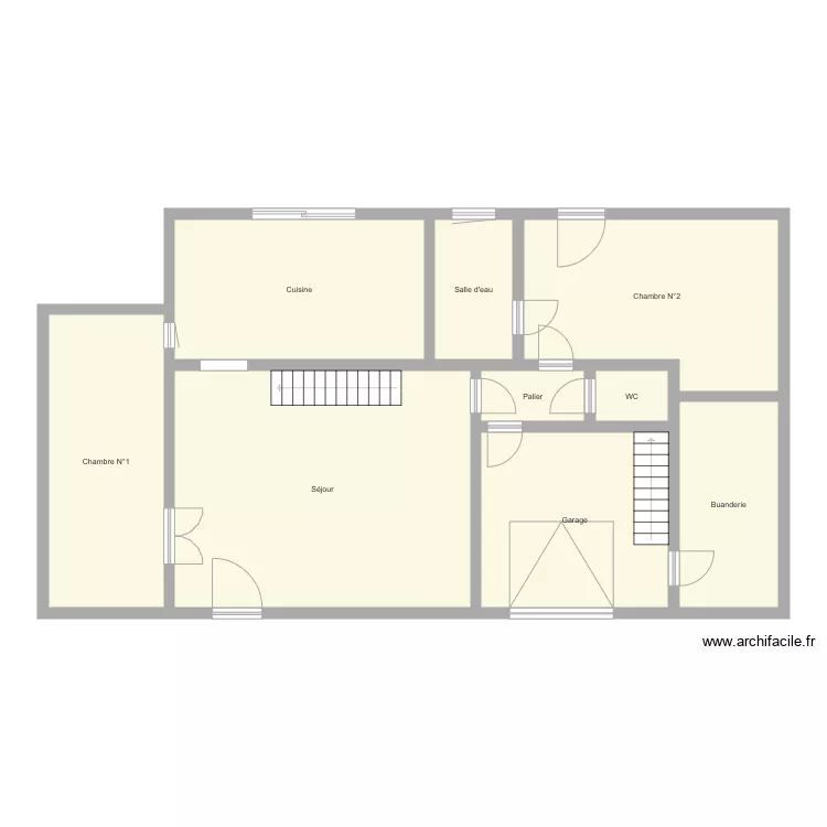 CROQUIS VESPER RDC. Plan de 