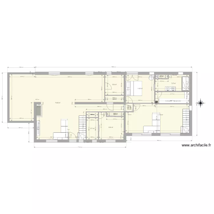 RDC Gambais. Plan de 