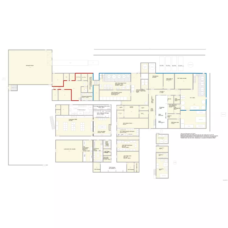 V184 Agrandissement 18 000p2 V4 Avec Mézzanine et EPack. Plan de V184 Agrandissement 18 000p2 V4 Avec Mézzanine et EPack. Plan de