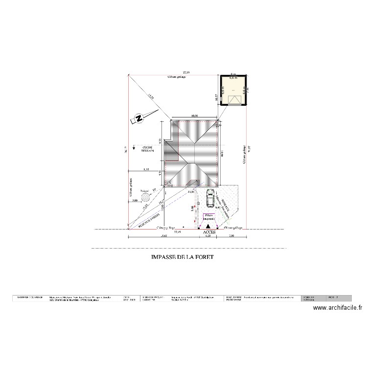 Garage Casteljaloux 1. Plan de 1 pièce et 37 m2