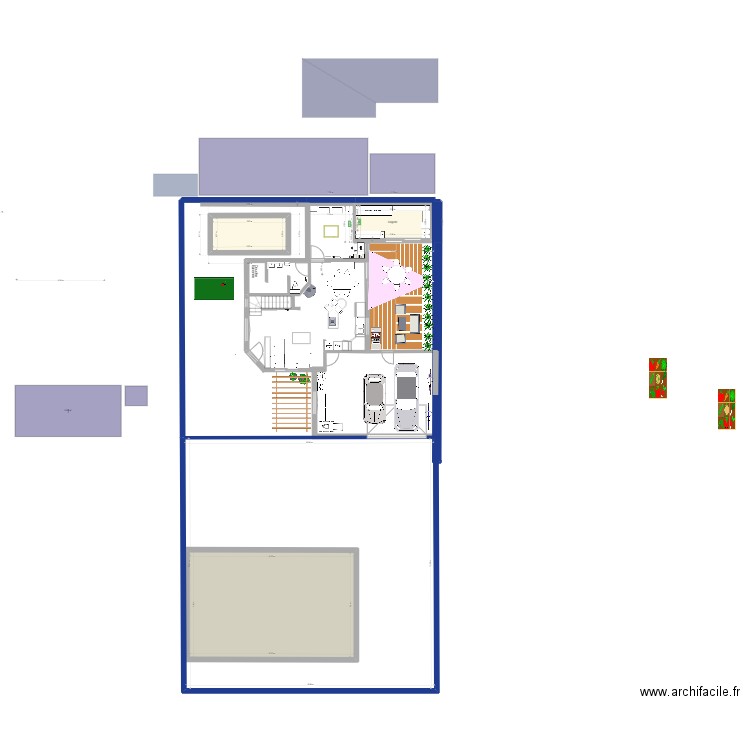 Ma maison à Boylesve 4. Plan de 6 pièces et 456 m2