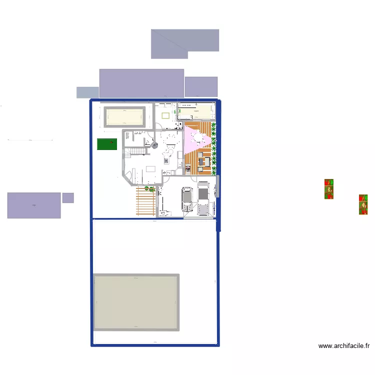 Ma maison &agrave; Boylesve 4. Plan de 