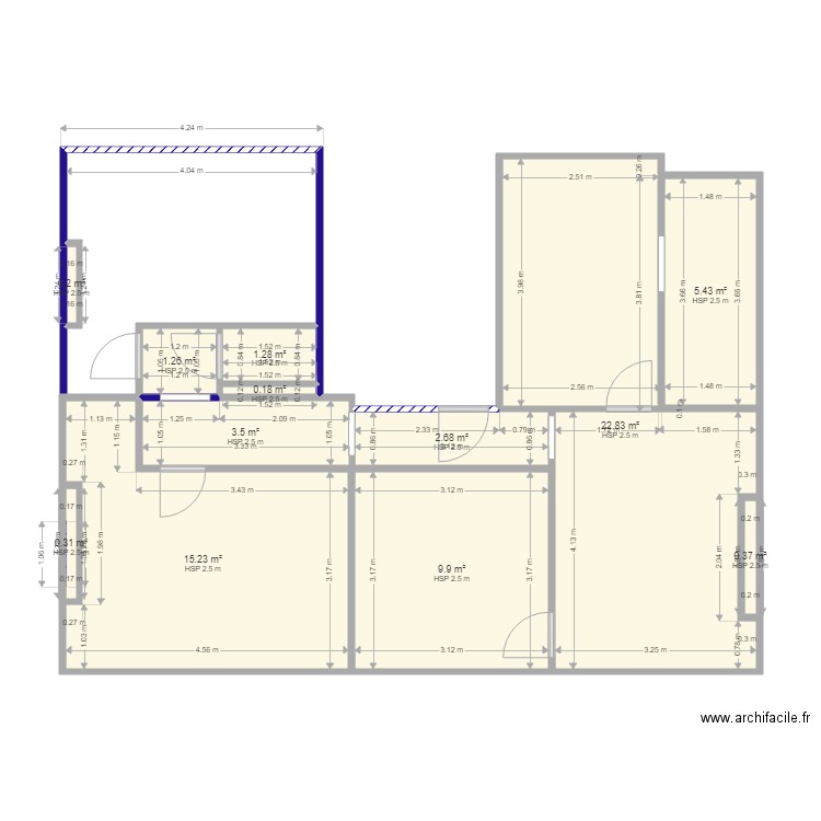 iena. Plan de 0 pièce et 0 m2