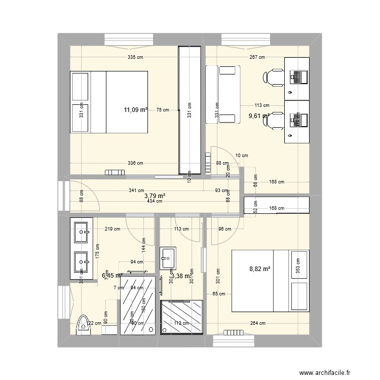 32RDS CHAMBRES V6. Plan de 0 pièce et 0 m2