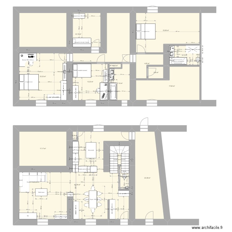 ferme. Plan de 0 pièce et 0 m2