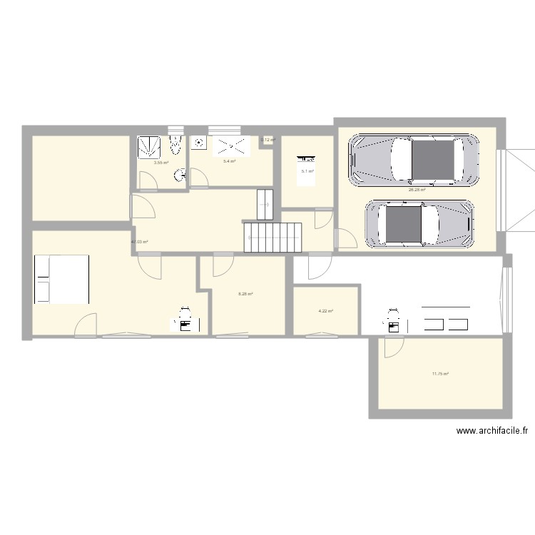 etage 0. Plan de 0 pièce et 0 m2