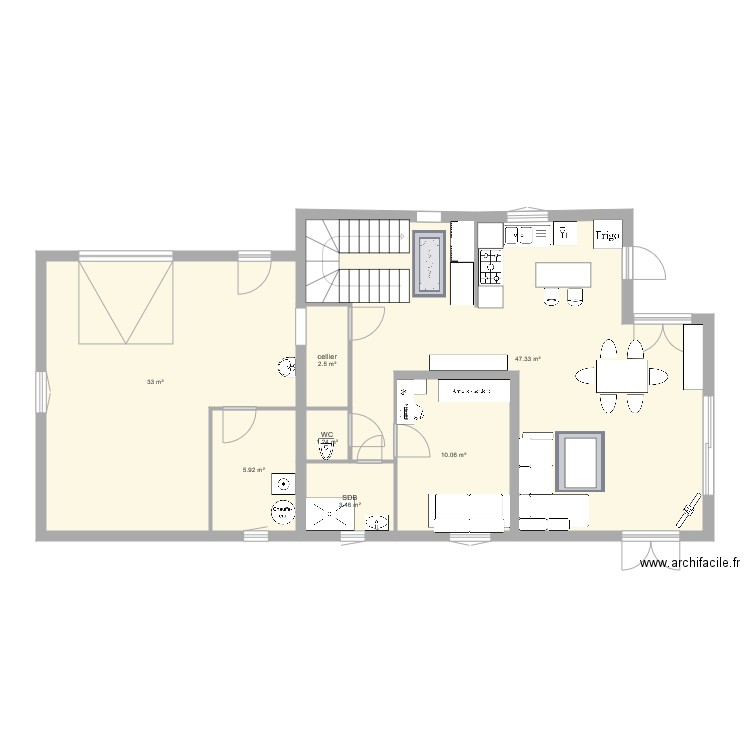 maison etaux. Plan de 0 pièce et 0 m2