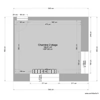Chambre 2 &eacute;tage projet