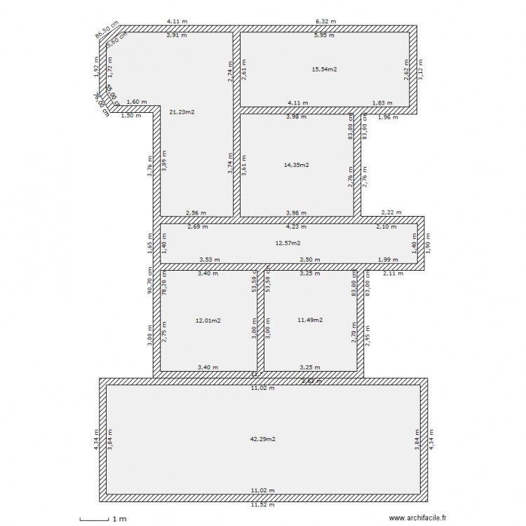 escoffier . Plan de 0 pièce et 0 m2