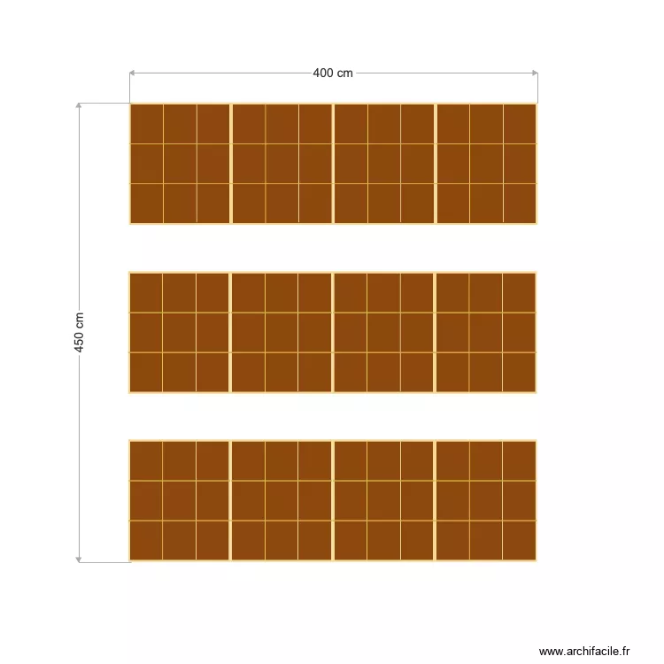 Potager P&eacute;ri. Plan de 