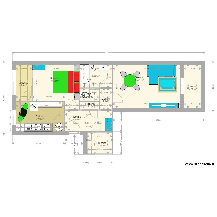 ebauche 3. Plan de 0 pièce et 0 m2