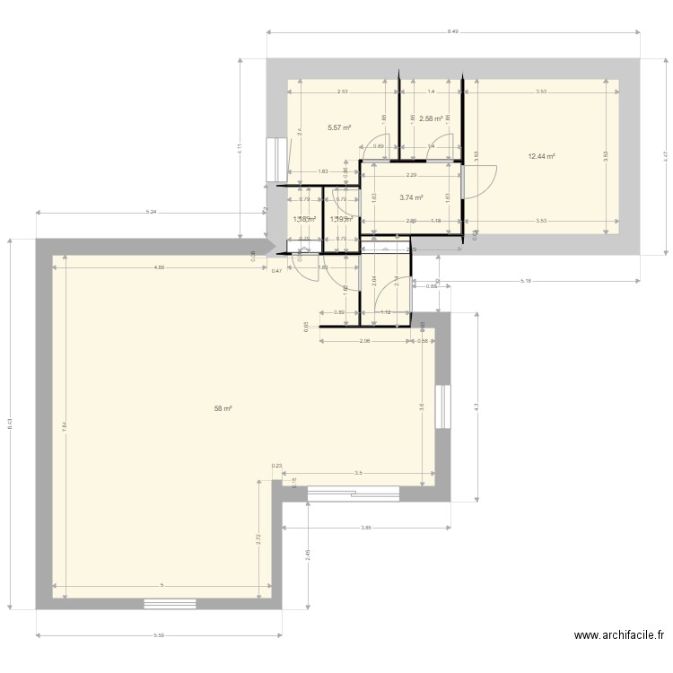 Maison V01. Plan de 0 pièce et 0 m2